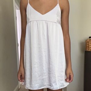 Aritizia Wilfred Lover Mini Dress Ice Lavender